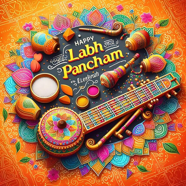 Photo labh pancham illustration