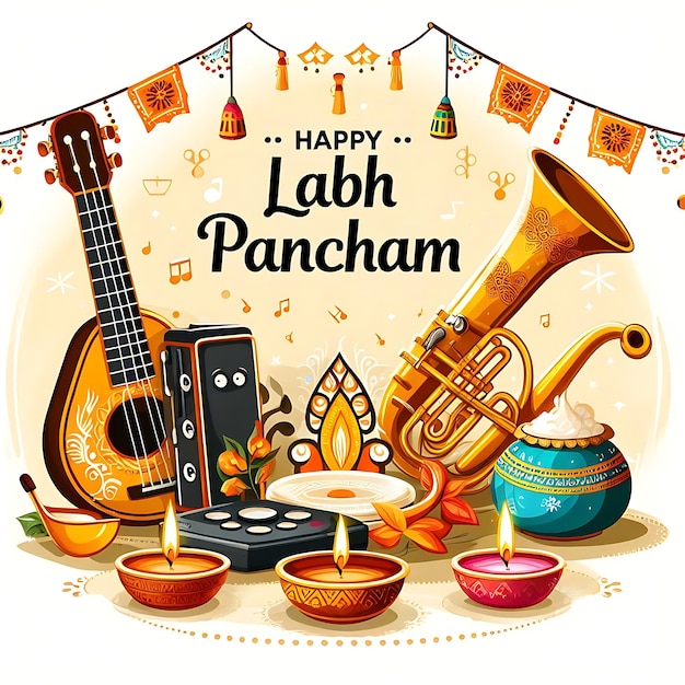 Photo labh pancham new illustration india