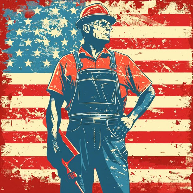 Labor day concept background