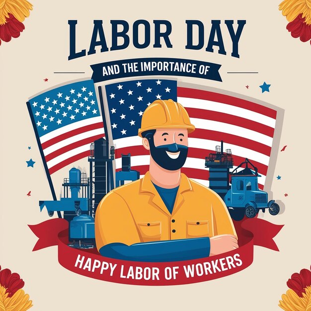 Photo labor day and the importance of workers