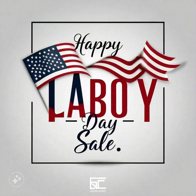 labor day sale poster for a celebration