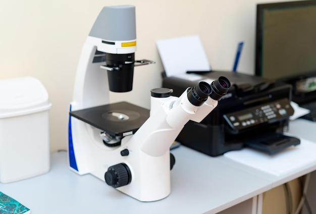 Laboratory medical microscope Biotechnology scientific experiment