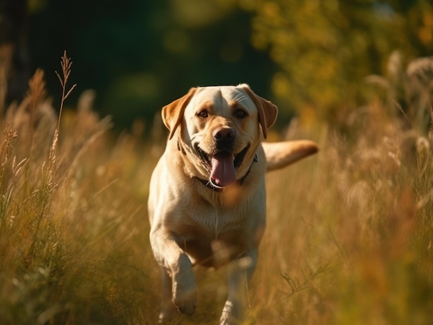 Labrador retriever dog