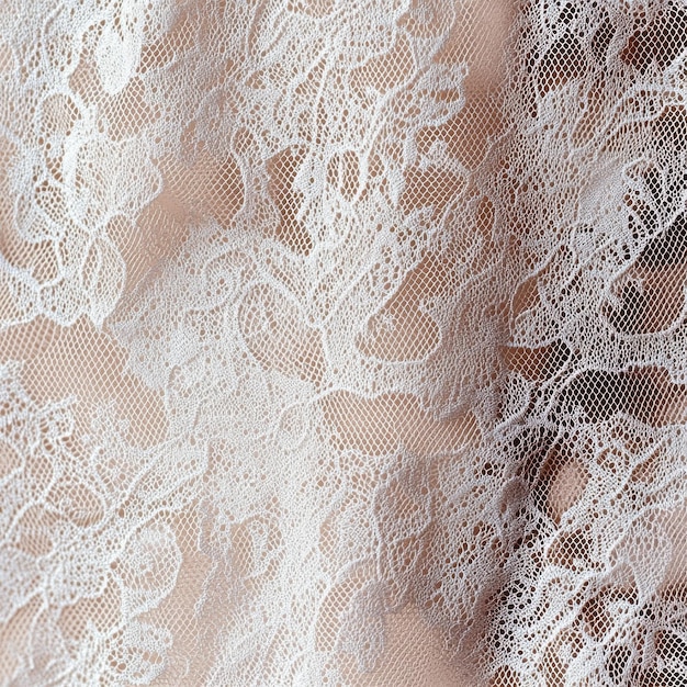 Lace texture background top view