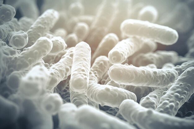 Photo lactobacillus closeup