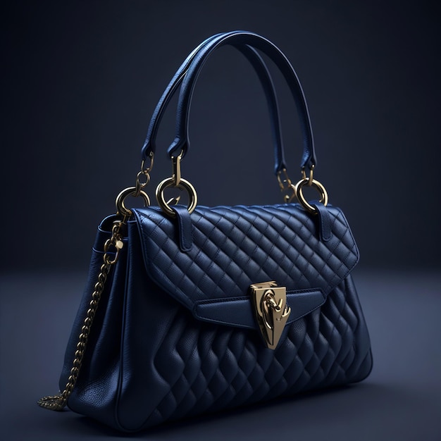 ladies leather bag high quality 3d render Generated AI