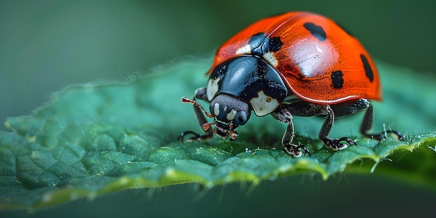 Ladybug captured in clos Concept Can you please provide more details or context for the topic you are looking for