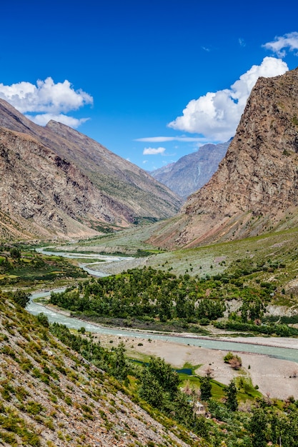 Lahaul valley in Himalayas