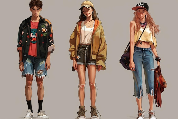 Laidback outfits ar generative ai