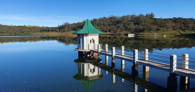 Lake Anicut Serenity Tranquil Waters Embraced by Natures Engineering