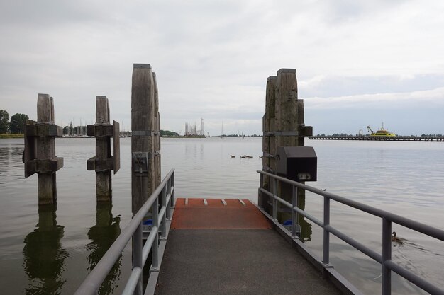 Lake or bay near the northern sea The beauty of North Holland