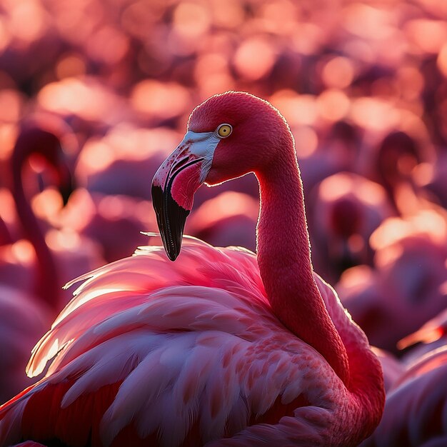 Photo lake bogoria in kenya is a prime location for photographing flamingos the flamingos graceful and p