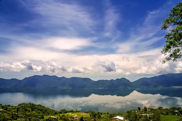 Lake Maninjao in Sumatra