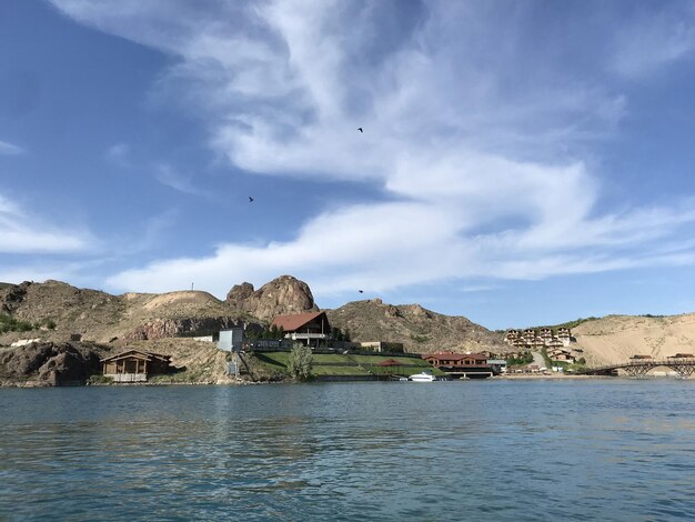 Lake Mead Nevada Lake Mohave Water mountains and a lakeside resort