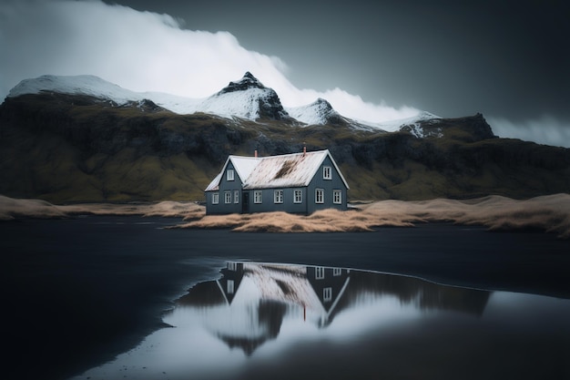 lake in the mountains