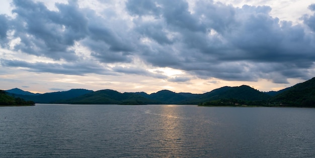 lake in the mountains