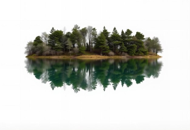 Photo lake surrounded by mountains high quality high resolution