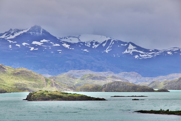 Lake in Torres del Paine National Park, Patagonia, Chile