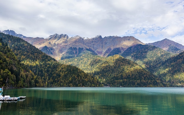 Lake view from mountains