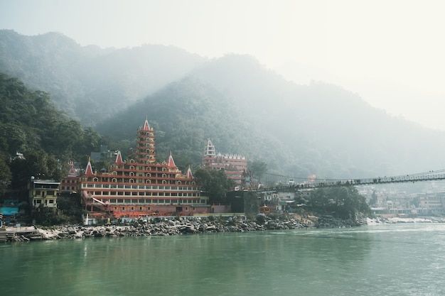 Lakshman Jhula is an iron suspension bridge situated in Rishikesh