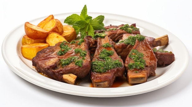 lamb chops with mint jelly