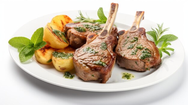 lamb chops with mint jelly