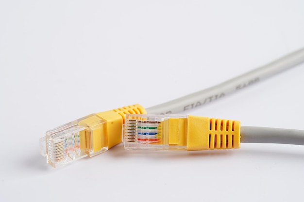 Lan cable internet connection network rj45 connector ethernet cable