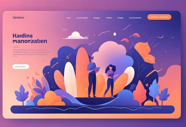 landing page