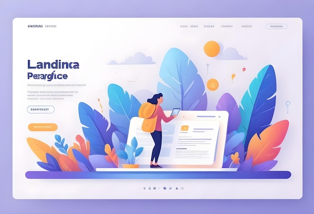 landing page