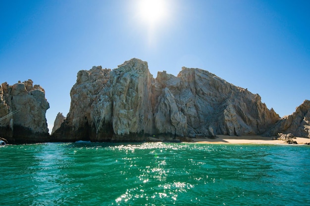 Lands End rock formations at the very end of the Baja peninsula near Cabo San Lucas Mexico