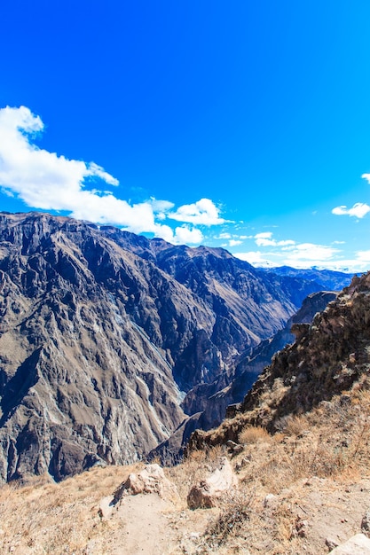 Landscape in Andes Peru