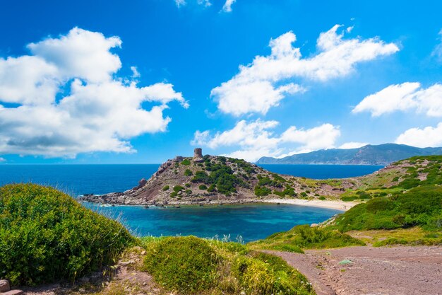 Landscape of the coast near Porticciolo