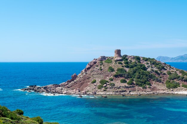 Landscape of the coast near Porticciolo