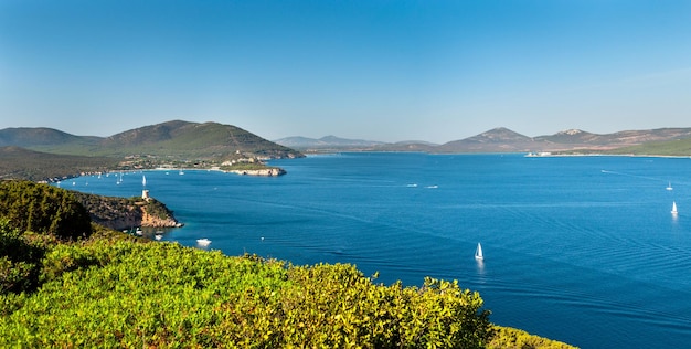 Landscape of coast of Sardinia