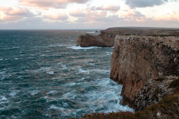 Landscape of the coastline of Sagres