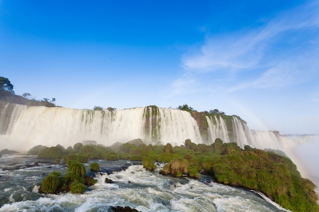 Landscape from Iguazu Falls National Park, Argentina. World heritage site. South America Adventure travel