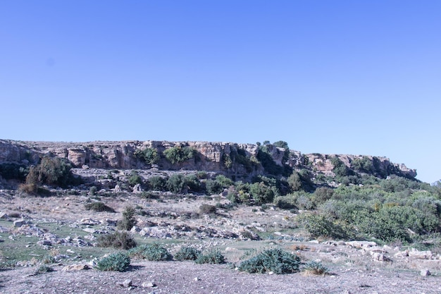 Landscape of Kesra Siliana Tunisia