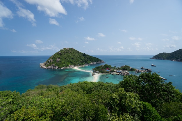 Landscape of Koh Nang Yuan Island