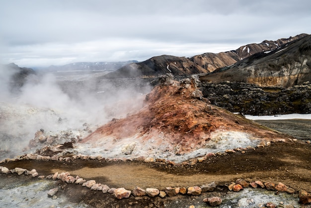 Landscape of Landmannalaugar Iceland Highland