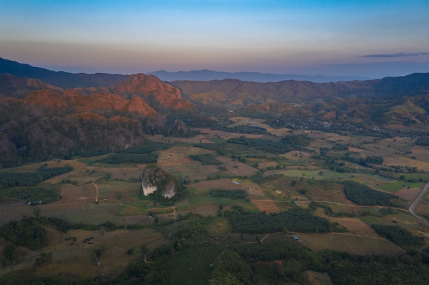 Landscape of mountain in Thailand