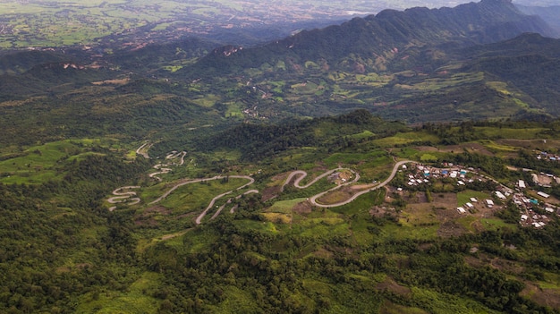 Landscape of Mountain in Thailand 