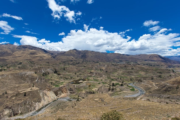 Landscape in mountains Peru