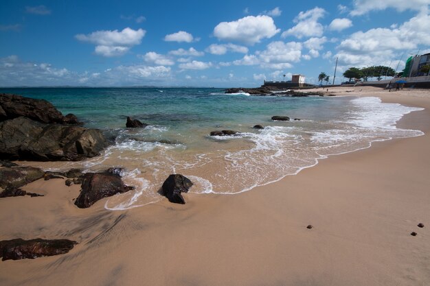 Landscape of Porto da Barra beach