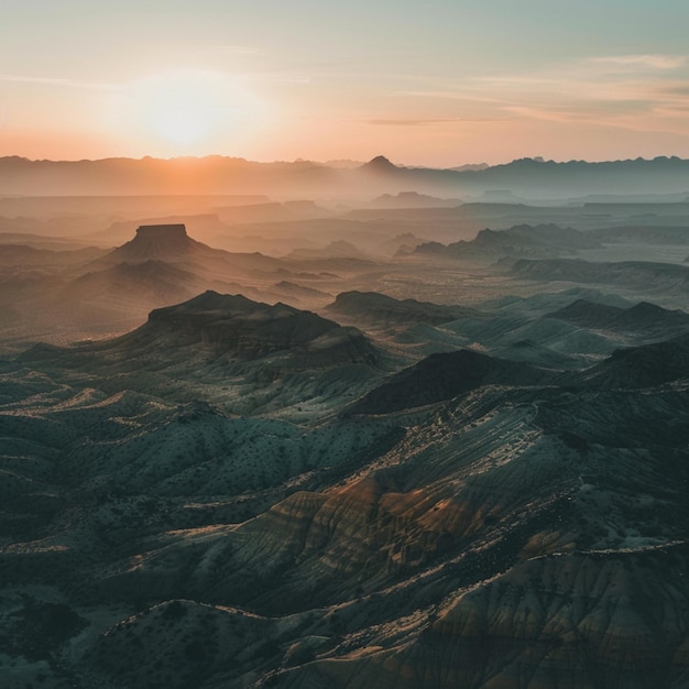 landscape sunset Desert canvas wilderness southwest