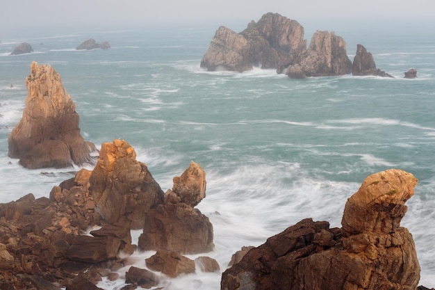 Landscape in the Urros de Liencres. Cantabria. Spain.