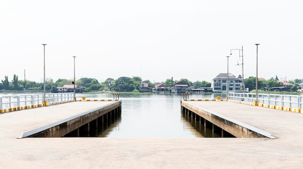 Landscape view of private pier