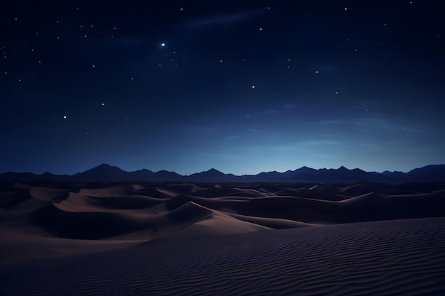 landscape wallpaper classic Arabian desert at night and moonlight