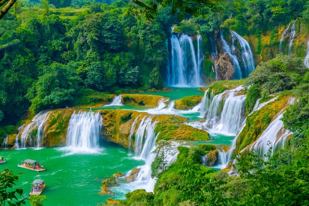 Landscape waterfall