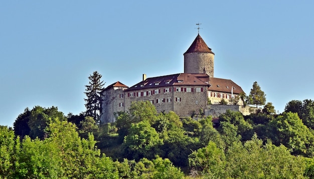 Landscape with Castle Reichenberg in Oppenweiler