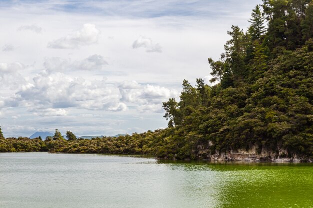 Landscapes of Wai-o-tapu Thermal park